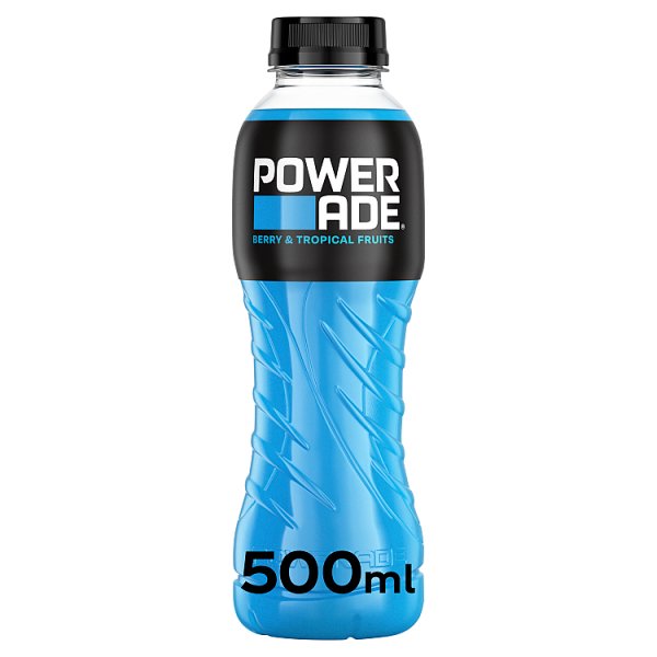 Powerade Berry and Tropical Sports Drink 500ml Pack size: Case of 12