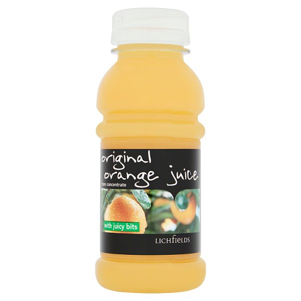 Lichfields Original Orange Juice from Concentrate 250ml Pack size: Case of 8