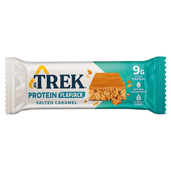 TREK Salted Caramel Protein Flapjack 50g Pack size: Case of 16