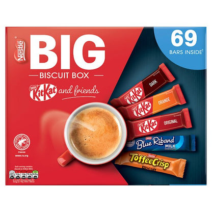 Nestle Kitkat and Friends Big Biscuit Box 69 Assorted Biscuit Box 1.357kg