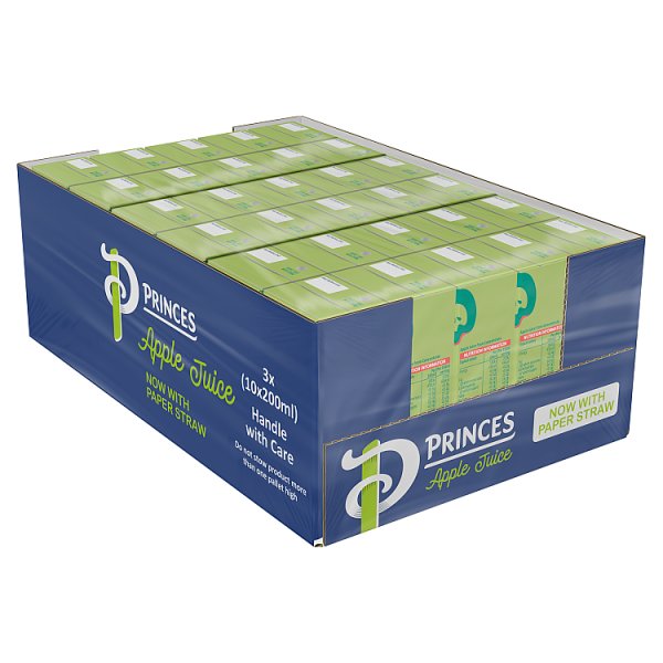 Princes Apple Juice 10 x 200ml Pack size: Case of 27