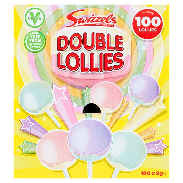 Swizzels Double Lollies Pack size: Case of 100