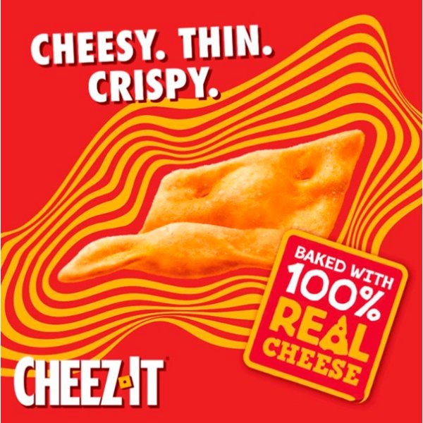 Cheez-It Cheese & Chilli Thin & Crispy Baked Snacks 40g Pack size: Case of 20