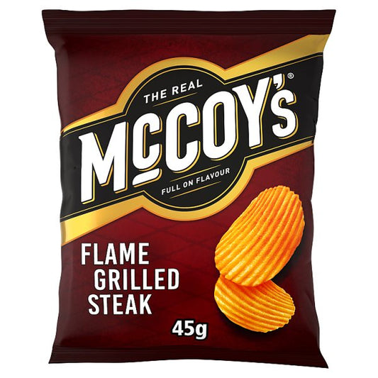 McCoy's Flame Grilled Steak Grab Bag Crisps 45g Pack size: Case of 36