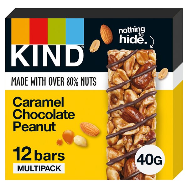 Kind Caramel Chocolate Peanut 40g - Case of 12