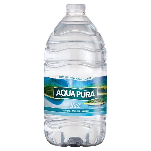 Aqua Pura Still Natural Mineral Water 3 x 5L Pack size: Case of 3