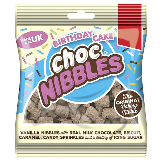 Choc Nibbles Birthday Cake 135g Pack size: Case of 12