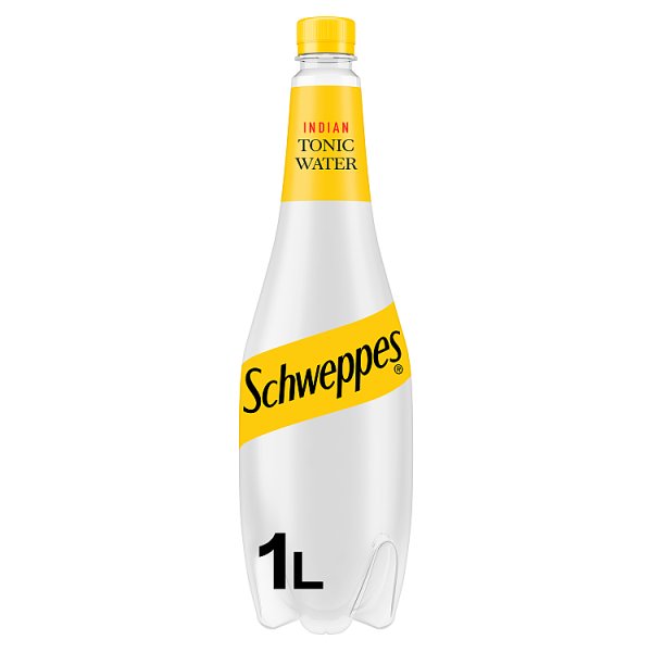 Schweppes Tonic Water 1L Pack size: Case of 6