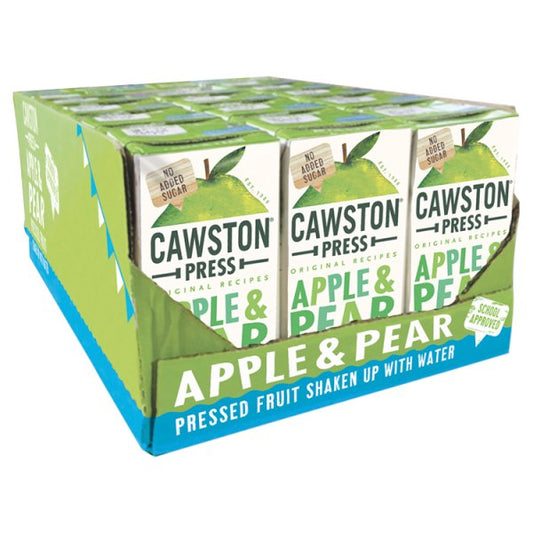 Cawston Press Apple & Pear Fruit Water 18 x 200ml Pack size: Case of 18