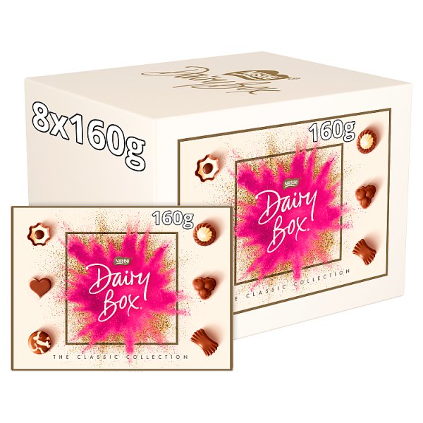 Dairy Box Milk Chocolate Box 160g - Case of 8