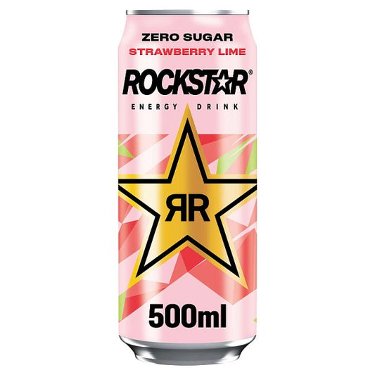 Rockstar Energy Drink Refresh Strawberry & Lime Pack size: Case of 12