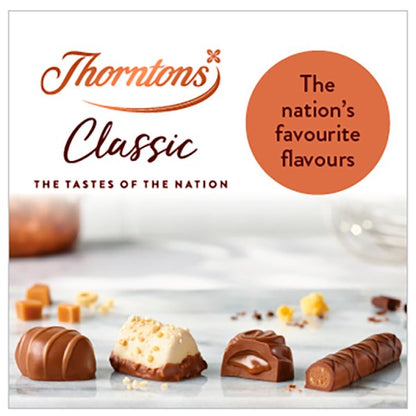 Thorntons Classic Collection Milk, Dark & White Chocolate Gift Box 262g Pack size: Case of 6