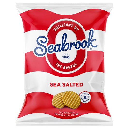 Seabrook Sea Salted The Original Crinkle Cut Crisp 31.8g Pack size: Case of 32