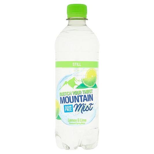 Mountain Mist Still Lemon & Lime Flavoured Spring Water 500ml Pack size: Case of 12