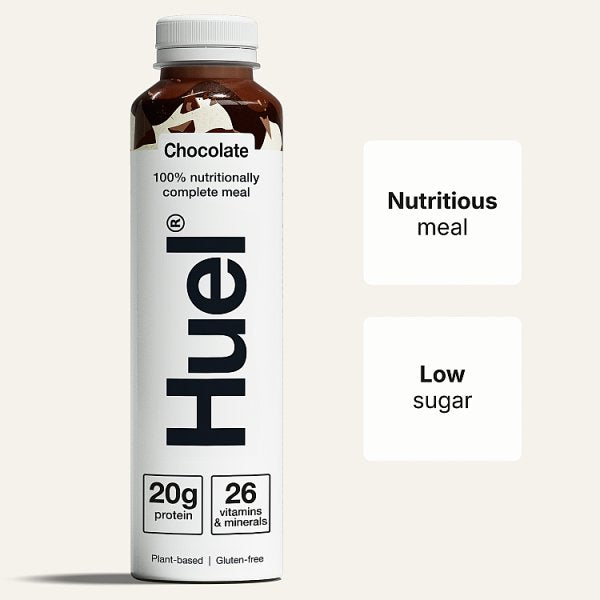 Huel Chocolate Flavour Ready-To-Drink Complete Meal 500ml Pack size: Case of 8