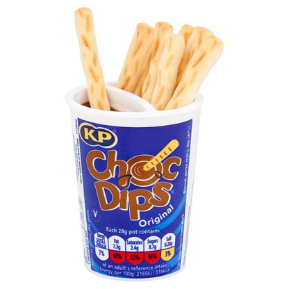 KP Choc Dips Original 28g Pack size: Case of 12