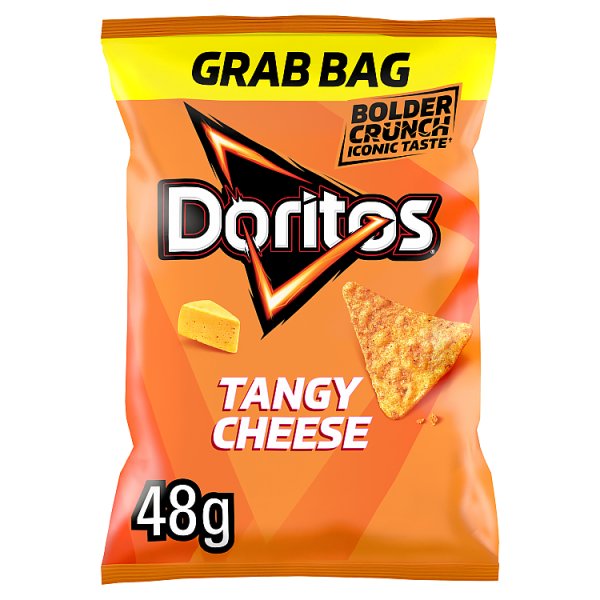 Doritos Tangy Cheese Tortilla Chips Grab Bag Crisps 48g Pack size: Case of 24