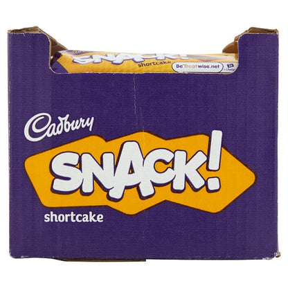 Cadbury Snack Shortcake Chocolate Biscuit, 40g - (Case of 36)