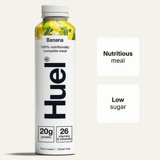 Huel Banana Flavour Ready-to-Drink Complete Meal 500ml Pack size: Case of 8