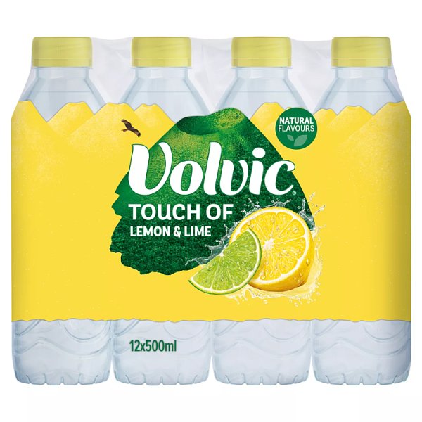 Volvic Touch of Lemon & Lime 12 x 500ml Pack size: Case of 12