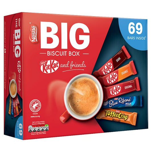 Nestle Kitkat and Friends Big Biscuit Box 69 Assorted Biscuit Box 1.357kg