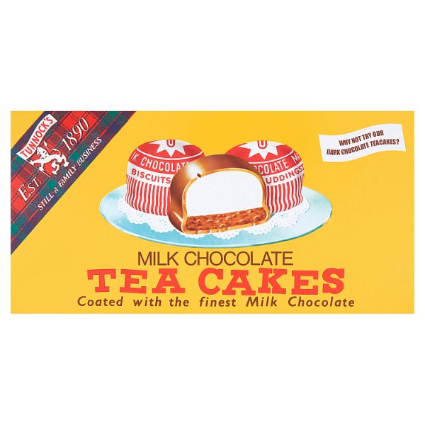 Tunnock's Milk Chocolate Tea Cakes 36 x 24g - Case of 36