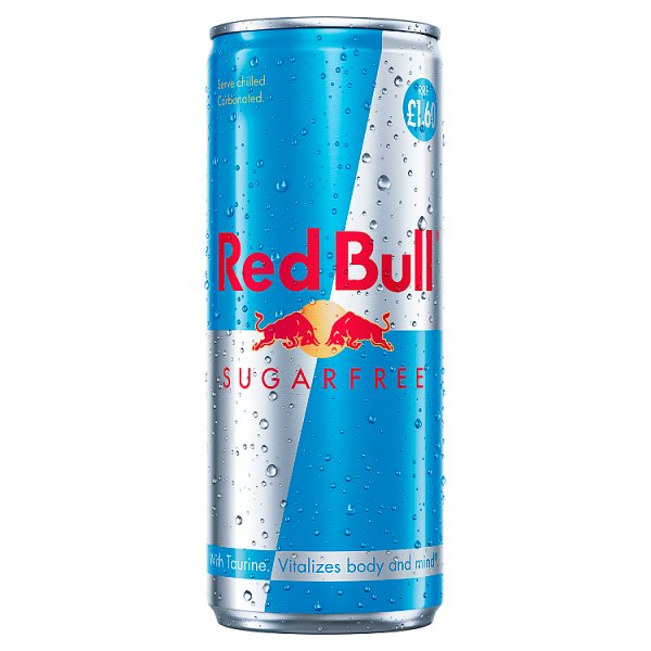 Red Bull Energy Drink Sugar Free 250ml Pack size: Case of 24