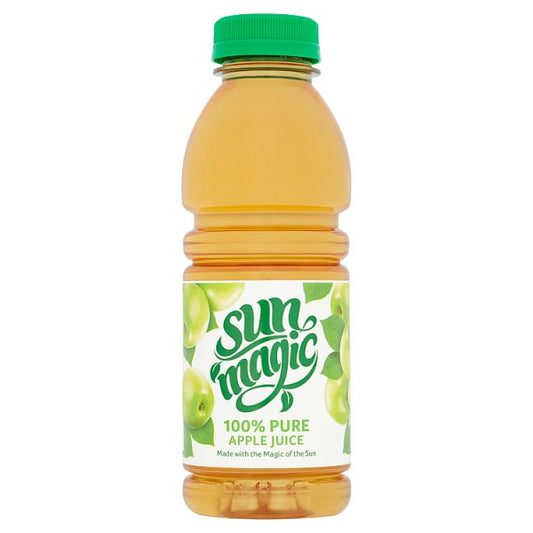 Sunmagic 100% Pure Apple Juice 500ml Pack size: Case of 6