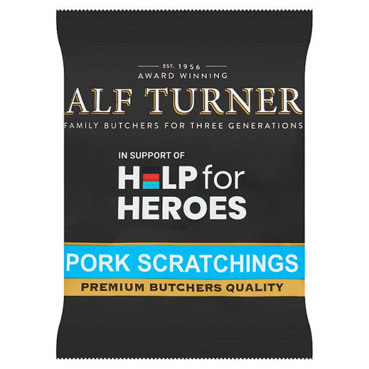 Alf Turner Pork Scratchings 70g Pack size: Case of 12