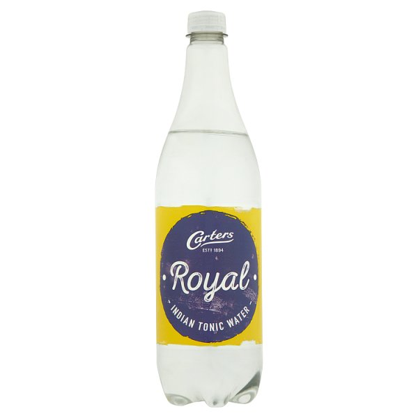 Carters Royal Indian Tonic Water 1 Litre Pack size: Case of 12