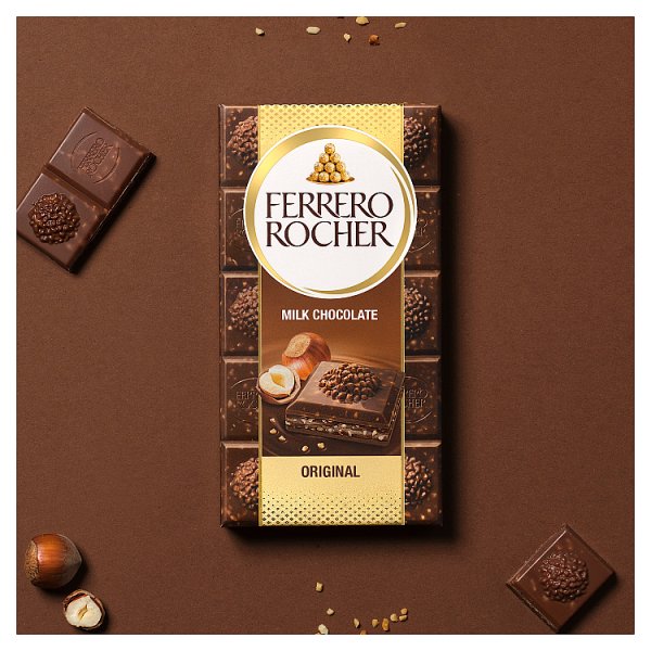 Ferrero Rocher Milk Tablet 90g Pack size: Case of 8