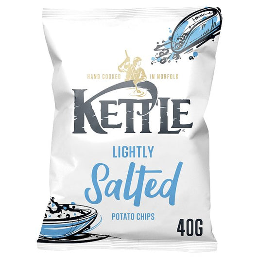 KETTLE® Chips Lightly Salted Crisps 40g Pack size: Case of 18