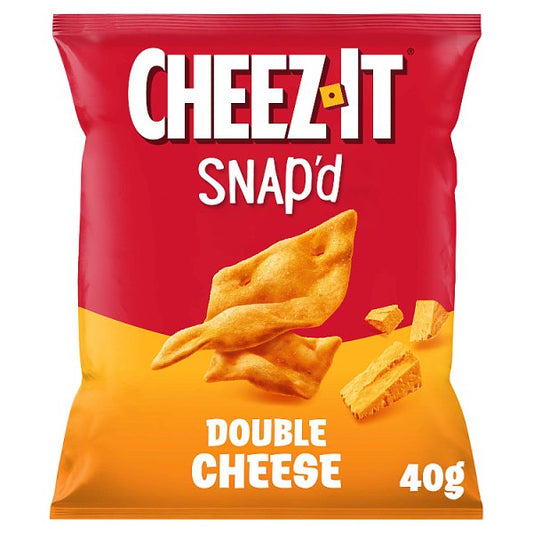 Cheez-It Double Cheese Thin & Crispy Baked Snacks 40g Pack size: Case of 20