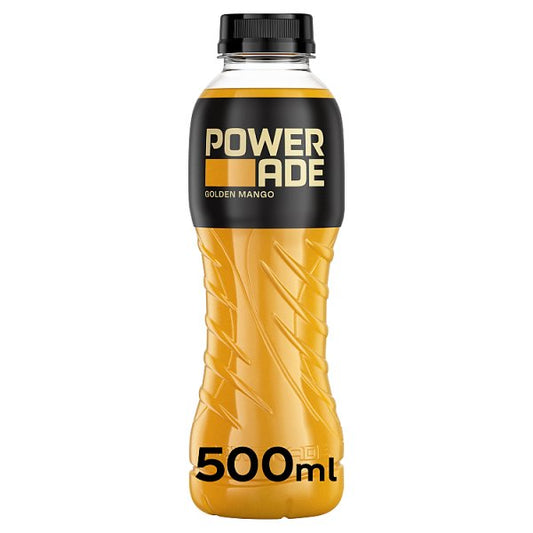 Powerade Golden Mango Sports Drink 500ml Pack size: Case of 12