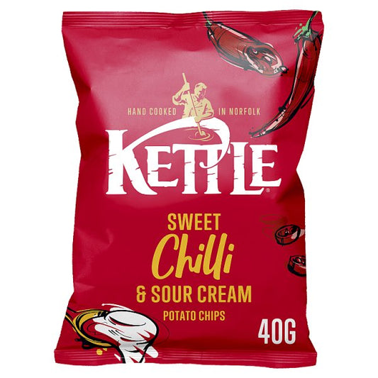 KETTLE® Chips Sweet Chilli & Sour Cream Crisps 40g Pack size: Case of 18