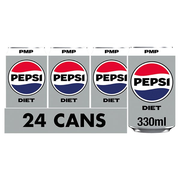 Diet Pepsi Cola Can PMP 330ml Pack size: Case of 24