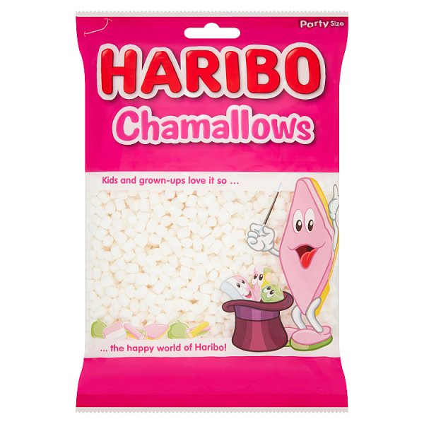 HARIBO Chamallows Mini Marshmallows Bag 1kg Pack size: Case of 8