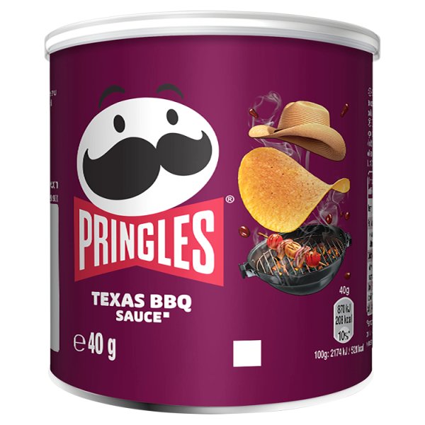 Pringles Texas BBQ Sauce 40g Pack size: Case of 12