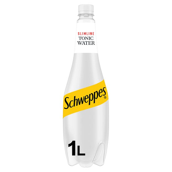 Schweppes Slimline Tonic Water 1L Pack size: Case of 6