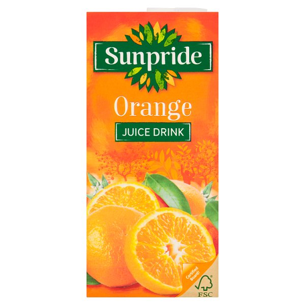 Sunpride Orange Juice Drink 1 Litre Pack size: Case of 12