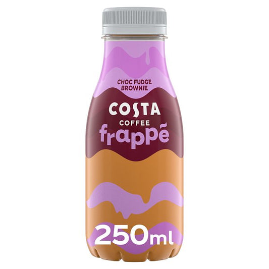 Costa Coffee Frappe Choc Fudge Brownie Iced Coffee 12 x 250ml Pack size: Case of 12