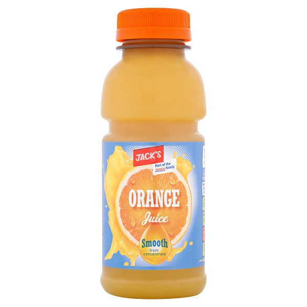 Jack's Orange Juice Smooth from Concentrate 300ml Pack size: Case of 8