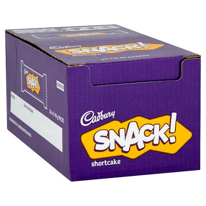 Cadbury Snack Shortcake Chocolate Biscuit, 40g - (Case of 36)