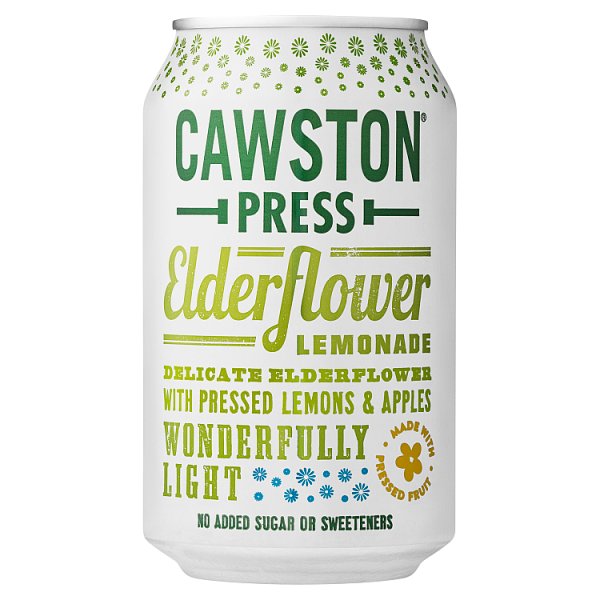 Cawston Press Sparkling Elderflower Lemonade Pack size: Case of 24