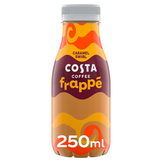 Costa Coffee Frappe Caramel Swirl Iced Coffee 12 x 250ml Pack size: Case of 12