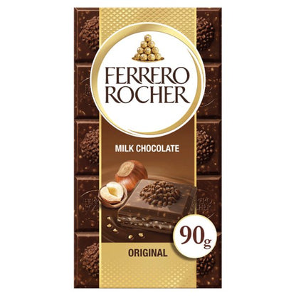 Ferrero Rocher Milk Tablet 90g Pack size: Case of 8