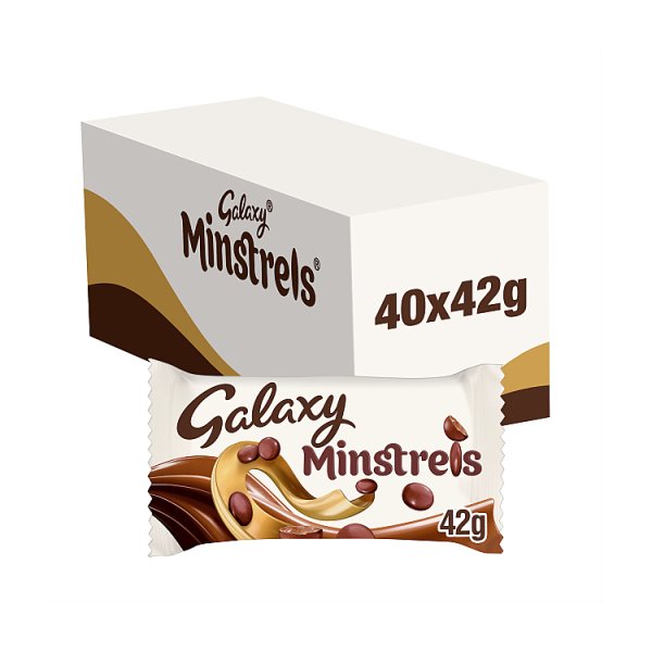 Galaxy Minstrels Chocolate Bag 42g Pack size: Case of 40