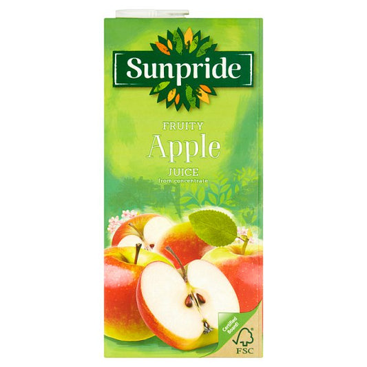 Sunpride Fruity Apple Juice from Concentrate 1 Litre Pack size: Case of 12